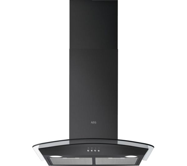 Aeg Dtx3640b Chimney Cooker Hood Black