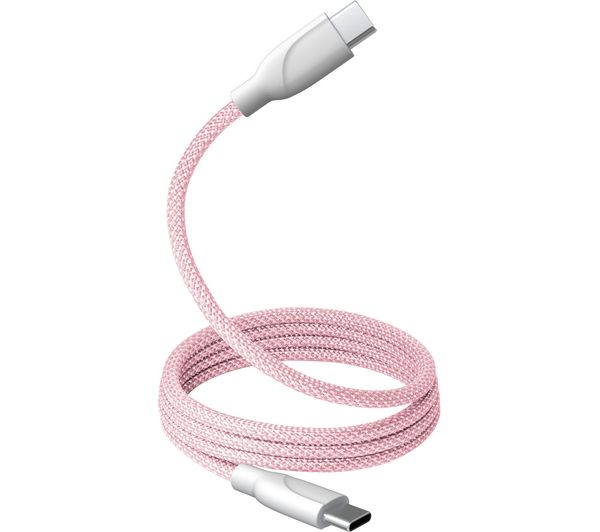 An image of GOJI Braided Magnetic USB Type-C Cable - 1 m, Pink