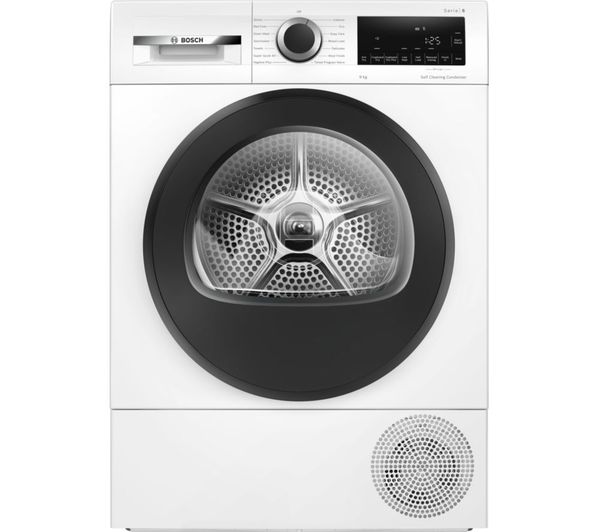 Bosch Series 6 Wqg24502gb 9 Kg Heat Pump Tumble Dryer White