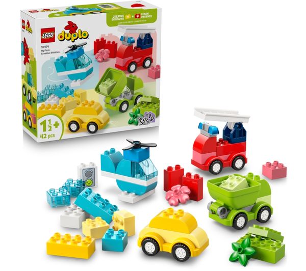 An image of LEGO Duplo 10474 Creative Vehicles Set
