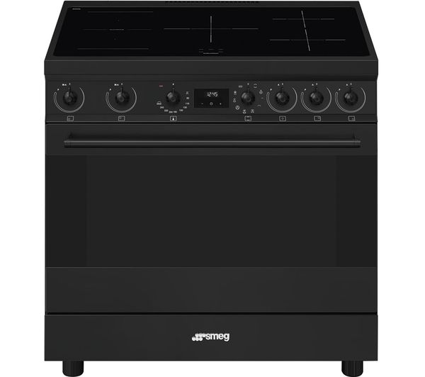 SMEG C9IMN2 90 cm Electric Induction Range Cooker - Black