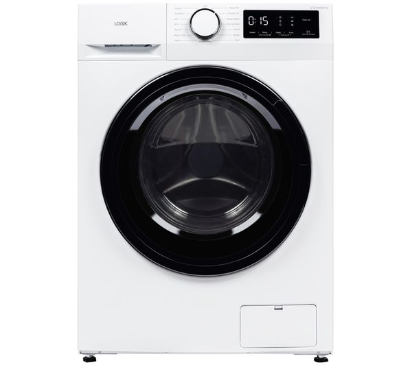 An image of LOGIK L1214WMP26 9 kg 1400 Spin Washing Machine - White