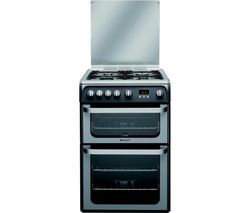 HOTPOINT HUG61G Gas Cooker - Graphite