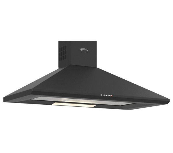 BRITANNIA Brioso K24010G Chimney Cooker Hood - Matte Black, Black