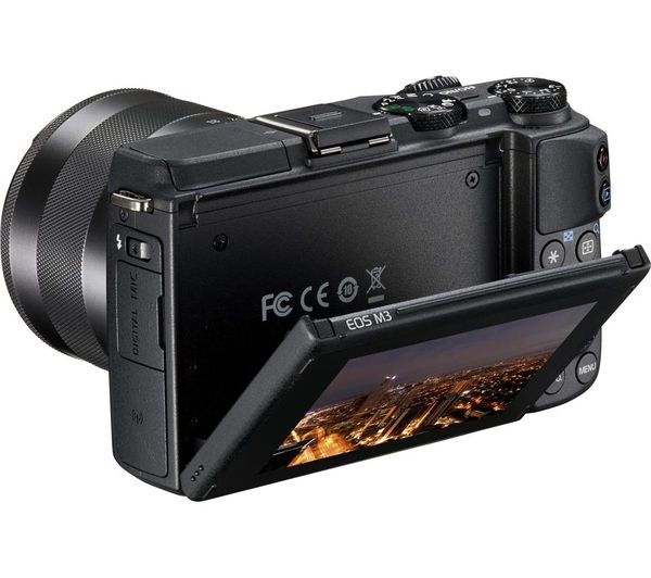 CANON EOS M3 Compact System Camera with EF-M 18-55 mm f/3.5-5.6 IS