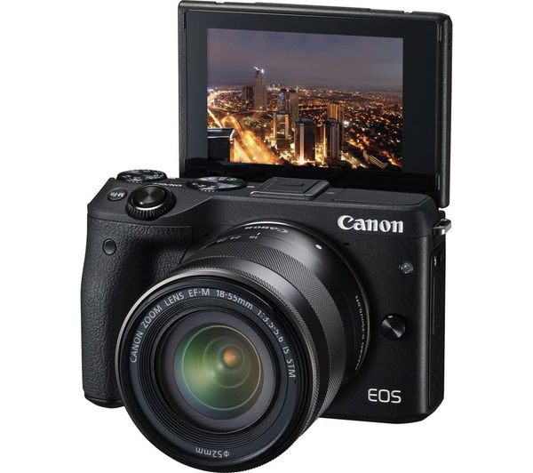 CANON EOS M3 Compact System Camera with EF-M 18-55 mm f/3.5-5.6 IS