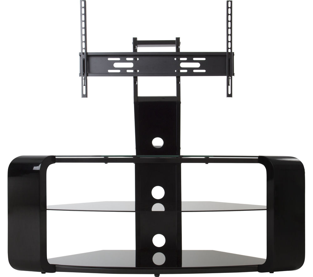 AVF Como FSL1174COB TV Stand with Bracket - Black, Black