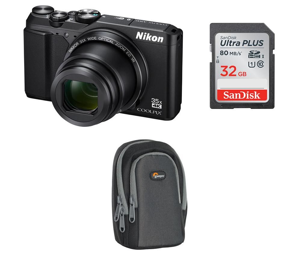NIKON COOLPIX A900 Superzoom Compact Camera & Accessories Bundle Deals