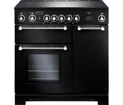 RANGEMASTER Kitchener 90 Electric Ceramic Range Cooker - Black