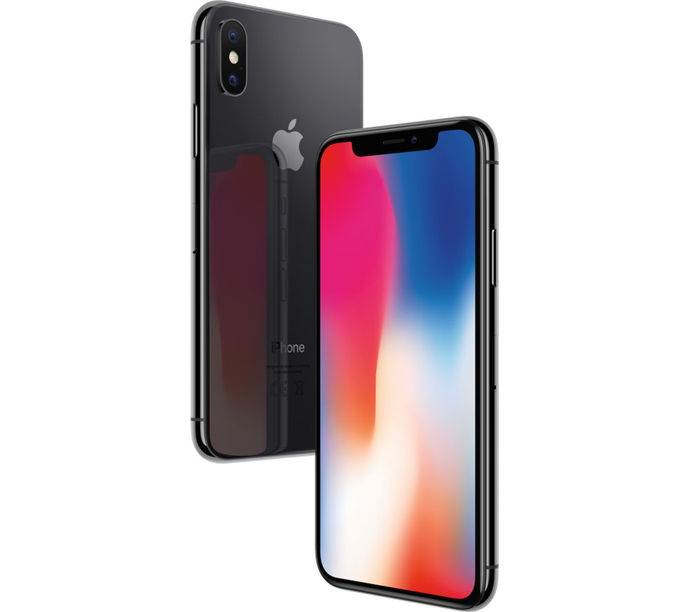 APPLE iPhone X - 256 GB, Space Grey Fast Delivery | Currysie