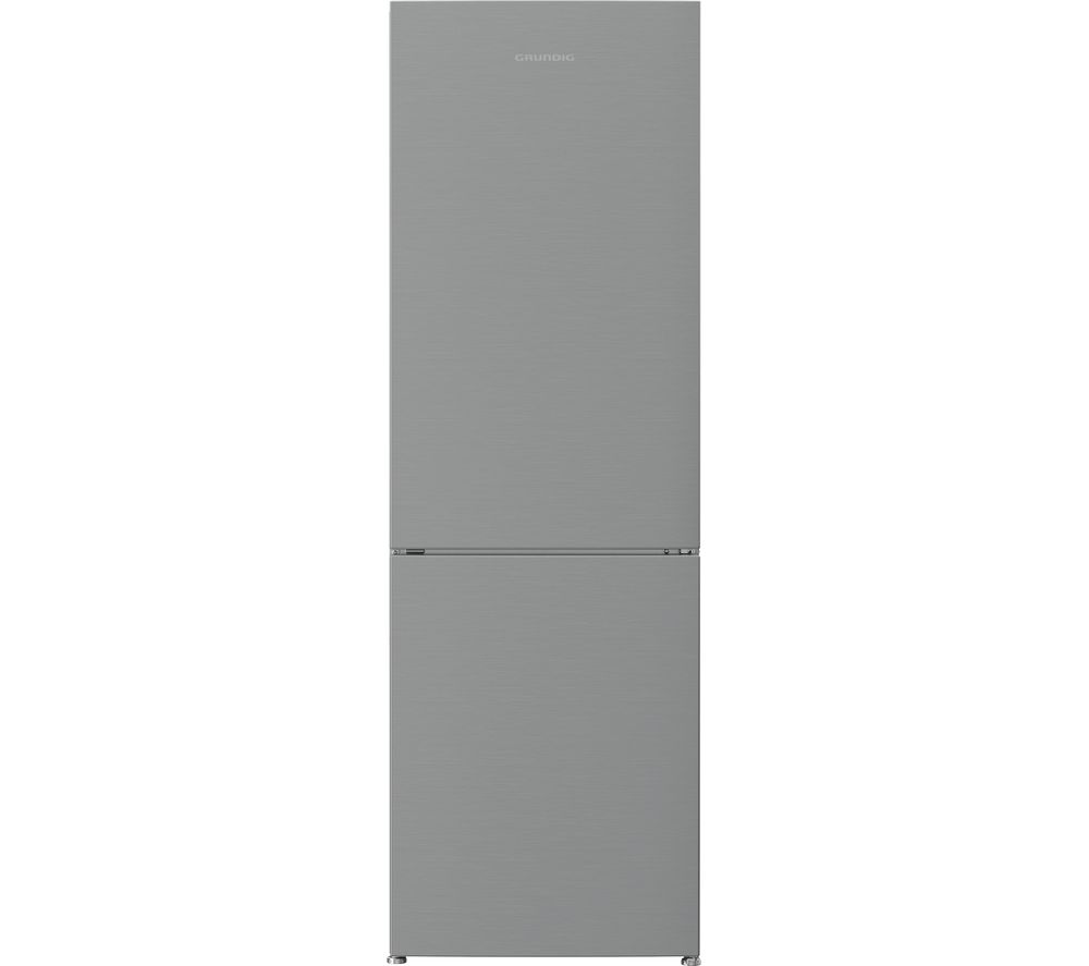 GRUNDIG GKNG1682N 60/40 Fridge Freezer - Brushed Steel, Brushed Steel