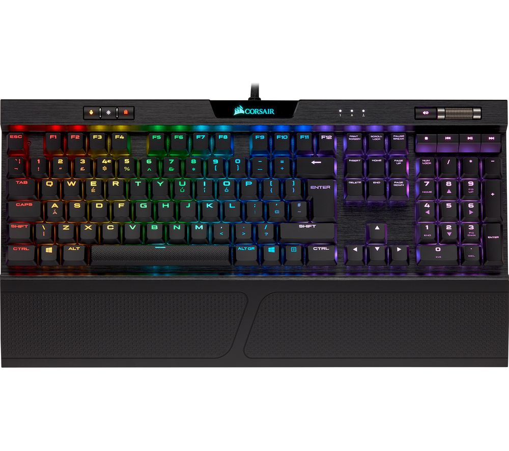 CORSAIR RAPIDFIRE K70 Low Profile RGB MK.2 Mechanical Gaming Keyboard