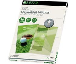 iLAM 74780000 80 Micron A4 Laminating Pouches - 100 Pack