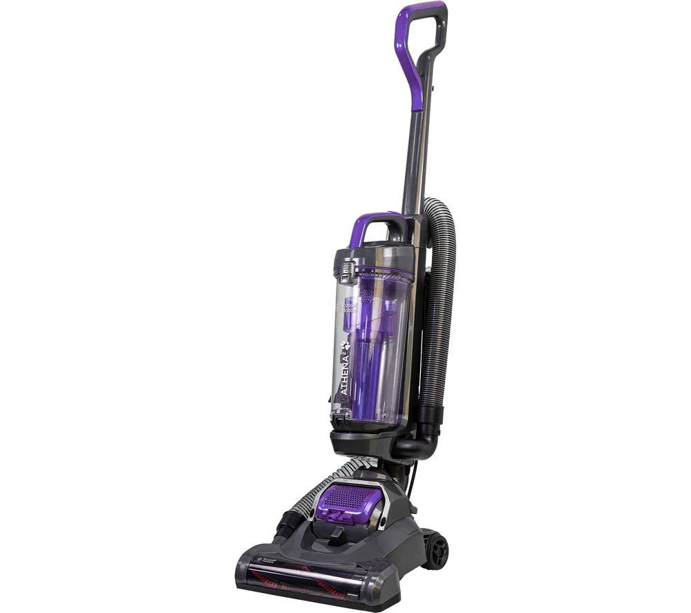 RUSSELL HOBBS Athena RHUV5601 Upright Bagless Vacuum Cleaner - Spectrum Grey & Purple