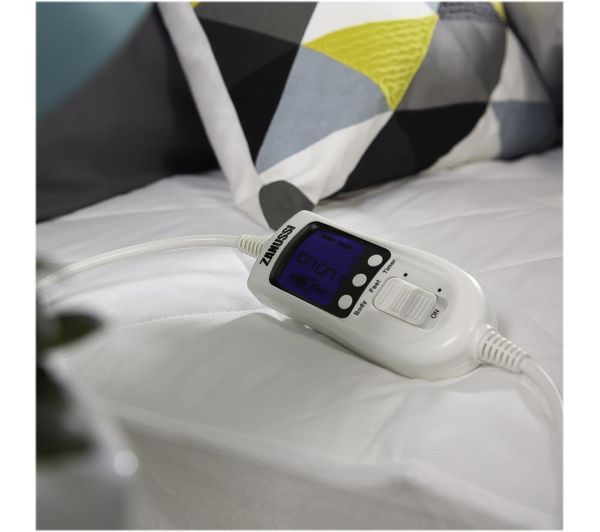 Buy ZANUSSI ZESB7003 Electric Blanket White Free Delivery Currys