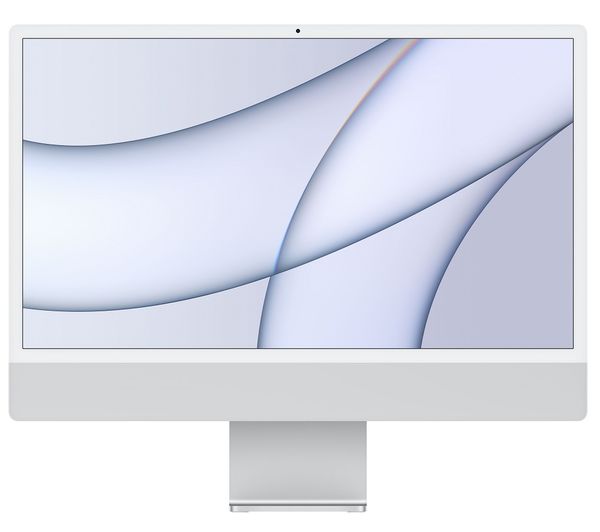 Image of Apple 24-inch iMac 4.5K, M1 chip, 8C CPU, 8C GPU, 8GB RAM, 256GB SSD - Silver