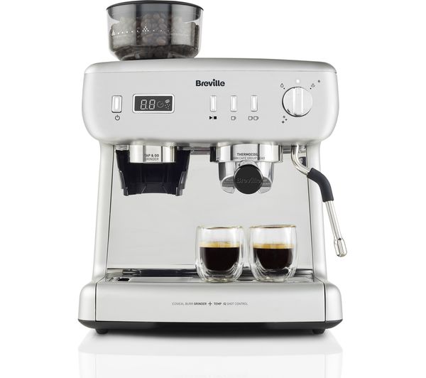 Image of BREVILLE VCF153 Barista Max+ Bean to Cup Coffee Machine - Silver