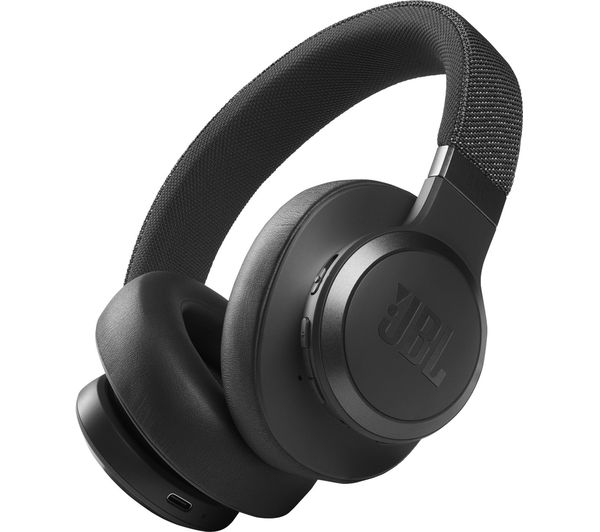 Image of JBL Live 660NC Wireless Bluetooth Noise-Cancelling Headphones - Black