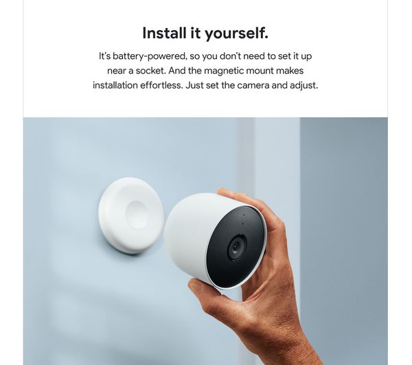 Nest cam hot sale nas storage