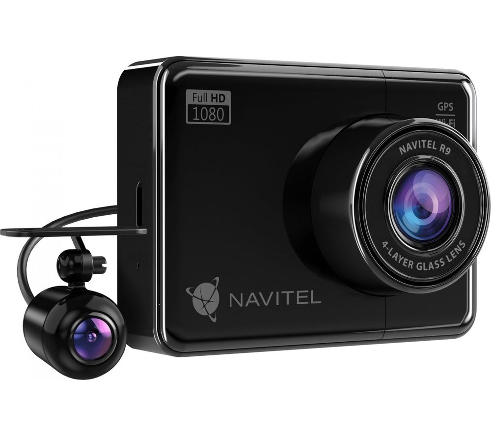 R9 Dual Full HD Front & HD Rear Dash Cam - Black