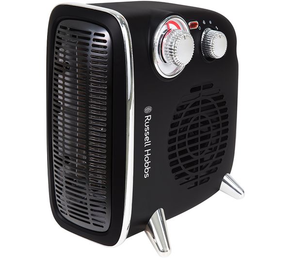 Russell Hobbs Retro Rhrethfh1001b Hot Cool Fan Heater Black
