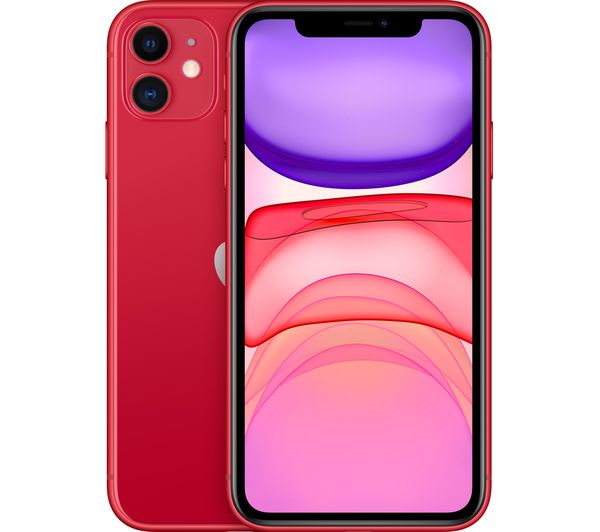 Refurbished iPhone 11 - 64 GB, Red (Excellent Condition)