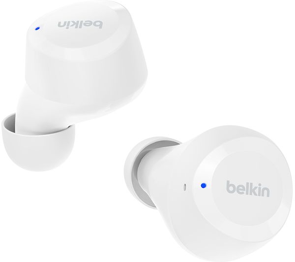 Belkin Soundform Bolt Wireless Bluetooth Earbuds White