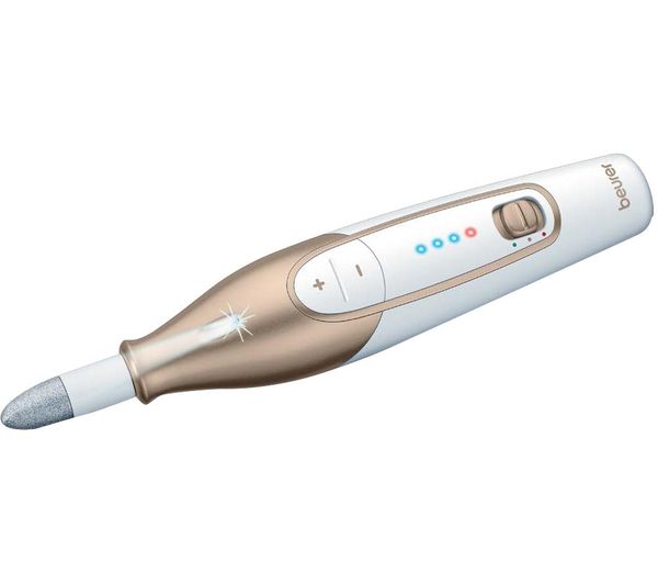 Beurer Mp 64 Cordless Electric Nail File Gold White