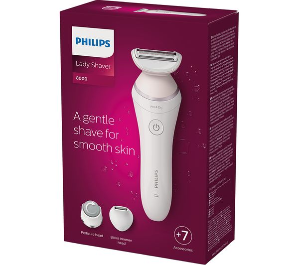BRL176/00 PHILIPS BRL176/00 Wet and Dry Foil Lady Shaver White and