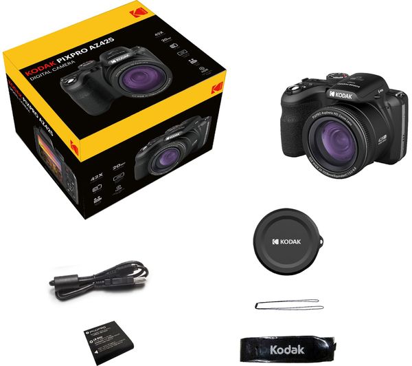 KODAK PIXPRO Astro Zoom AZ425 Bridge Camera - Black - KOD833