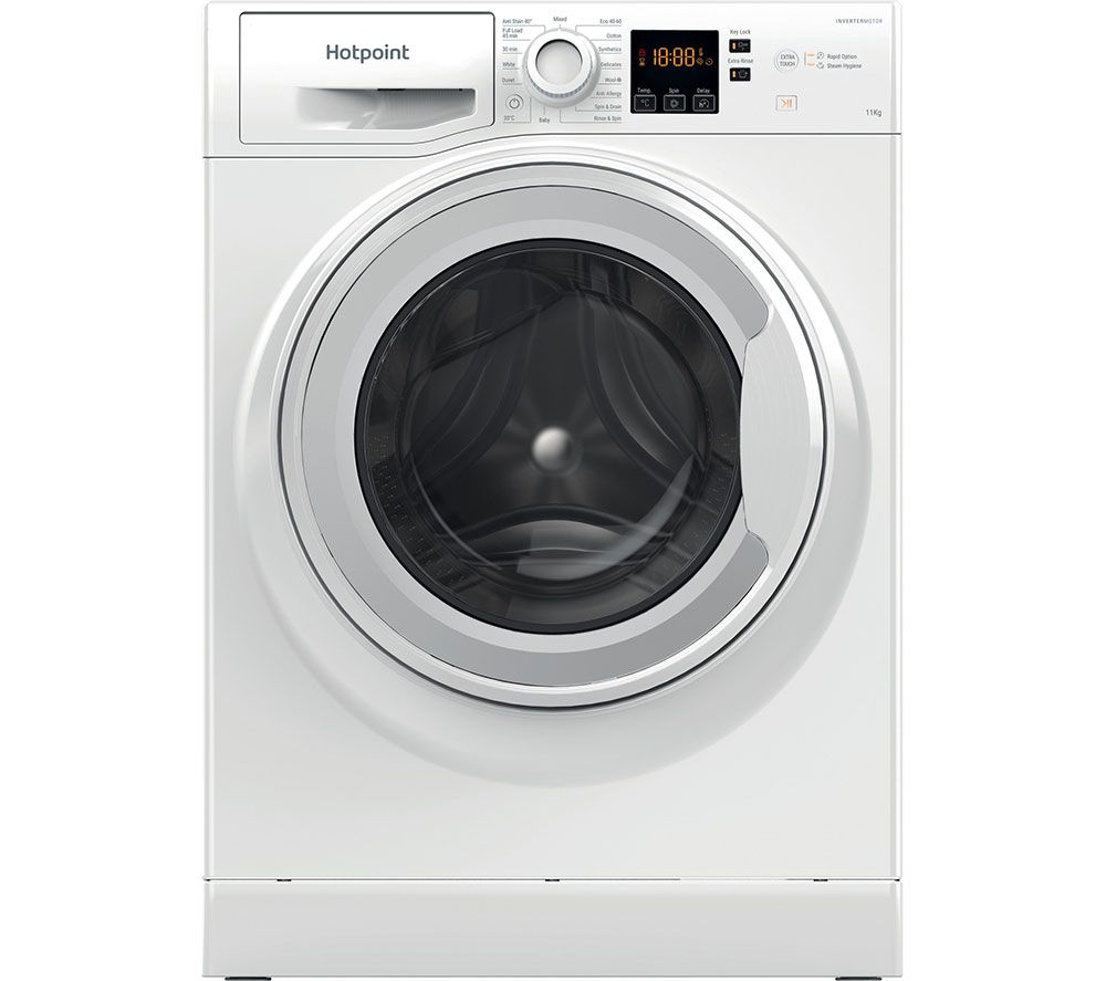 Anti-Stain NSWM 1146 GG UK 11 kg 1400 Spin Washing Machine - Graphite