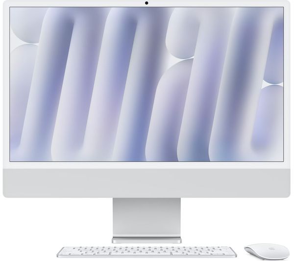 APPLE iMac 4.5K 24" (2024) - M4, 512 GB SSD, Silver