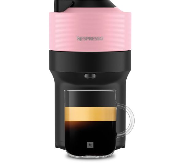 Nespresso By Delonghi Vertuo Pop Env90p Coffee Machine Black Pink