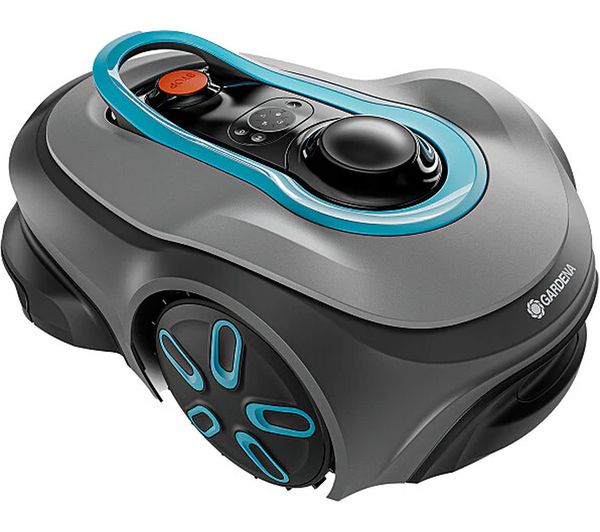 GARDENA Smart SILENO Free Cordless Robot Lawn Mower - Black & Blue