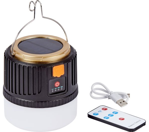 SMART GARDEN Solar Multi Lantern Black