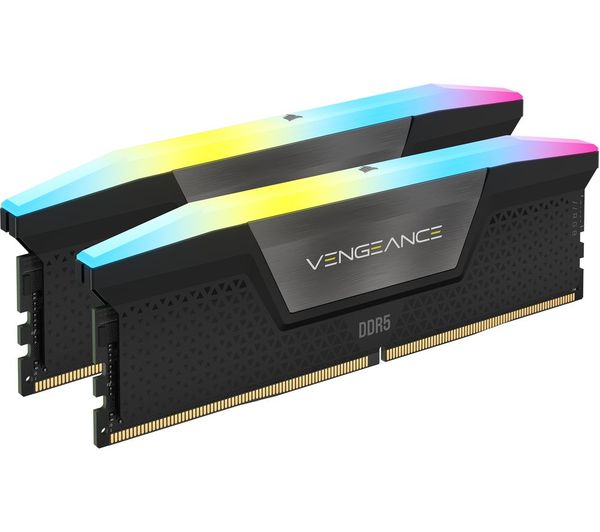 An image of CORSAIR Vengeance RGB DDR5 5200 MHz PC RAM - 8 GB × 2 - Black
