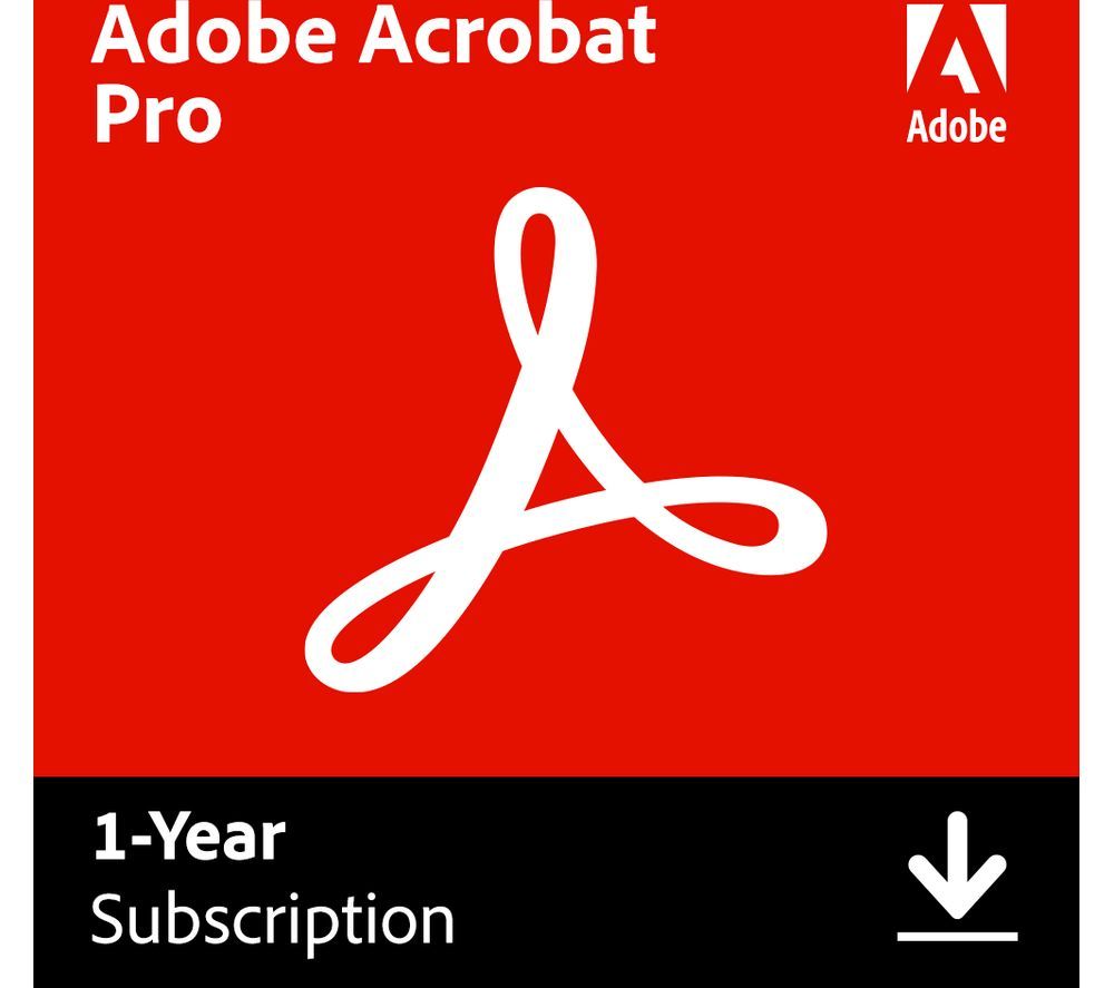 Acrobat Pro - 1 year for 1 user (download)
