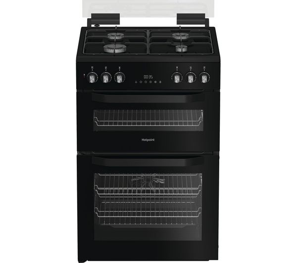 Hotpoint Hdd6gdc2b1 60 Cm Dual Fuel Cooker Black