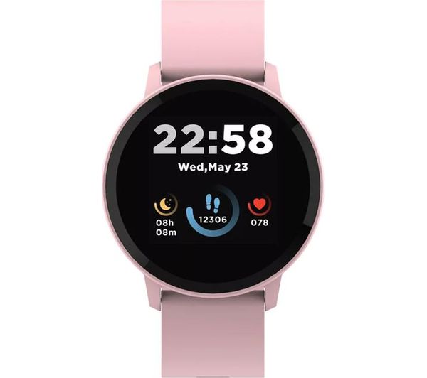Canyon Lollypop Sw 63 Smart Watch Candy Pink Silicone Strap 42 Mm