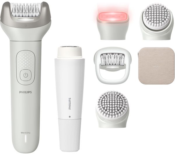An image of PHILIPS BRE738/00 Series 9900 Wet & Dry Epilator - Silk White
