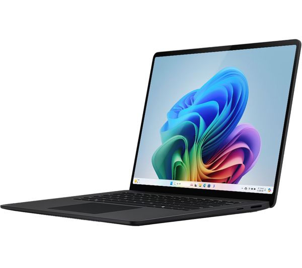An image of MICROSOFT 15" Refurbished Surface Laptop, Copilot+ PC - Snapdragon X Elite, 1 TB SSD, 32 GB, Black (Excellent Condition)