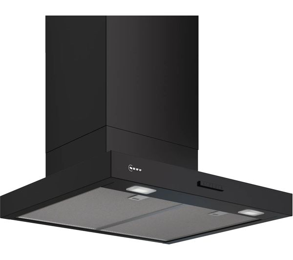 An image of NEFF N50 D65BCC2S0B Chimney Cooker Hood - Matte Black