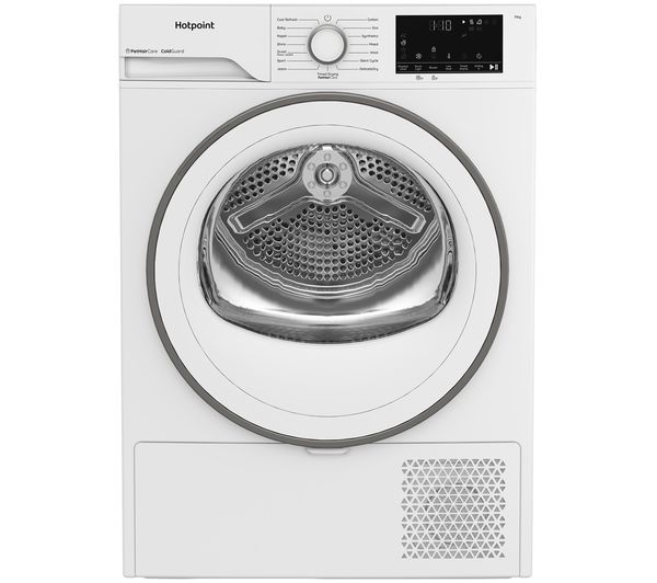 An image of HOTPOINT PetHairCare C HD 113M WW UK 11 kg Heat Pump Tumble Dryer - White