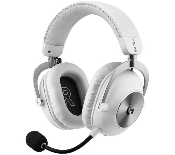 An image of LOGITECH PRO X3 LIGHTSPEED Wireless Gaming Headset - White