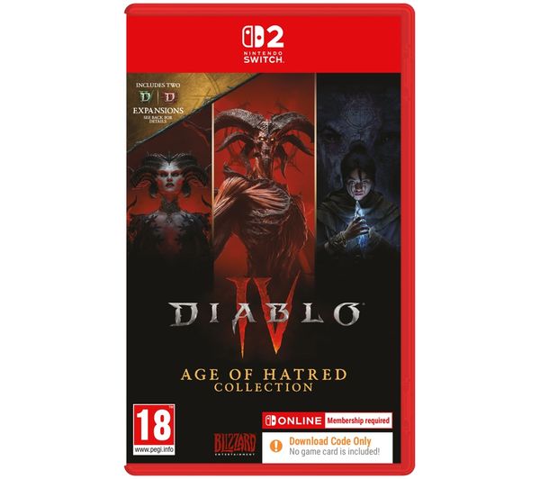 An image of NINTENDO SWITCH 2 Diablo IV: Age of Hatred Collection
