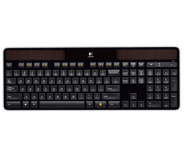 logitech solar powered keyboard software