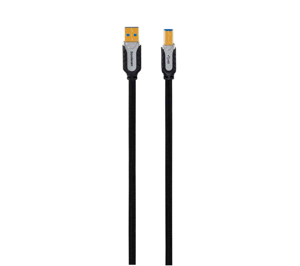SANDSTROM SUSB18M12 USB 2.0 A to B Cable