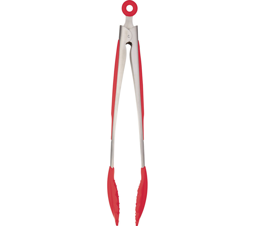 Buy COLOURWORKS 1KCCLWK Silicone Tongs - Red | Free Delivery | Currys