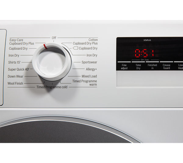 Buy Bosch Serie 4 Wtn85280gb Condenser Tumble Dryer White Free