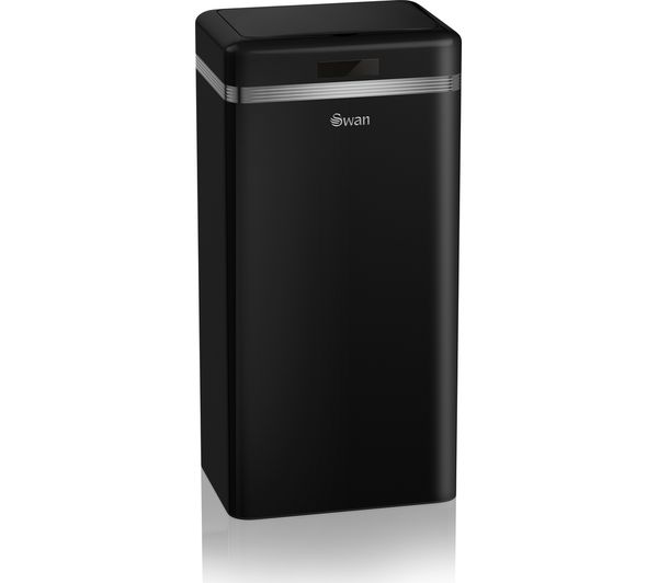 Swan Retro 45 Litre Rectangular Bin Black